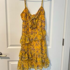 Floral Yellow Dress